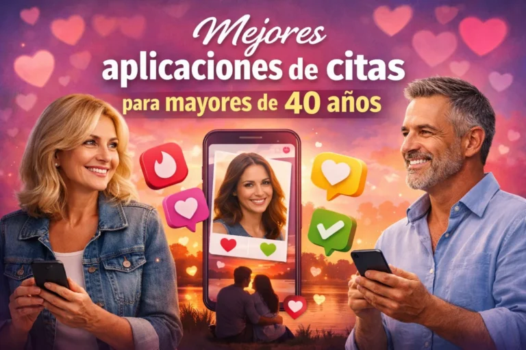 Aplicaciones de citas para mayores de 40 años: cuáles elegir y por qué