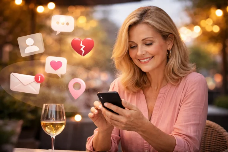 Citas online para mujeres maduras: oportunidades y desafíos reales